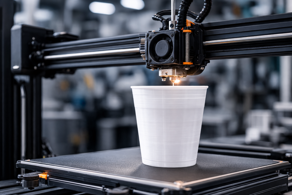 A impressão 3D no desenvolvimento de novos moldes permite validar aspectos técnicos, visuais e funcionais do produto antes da fabricação definitiva.