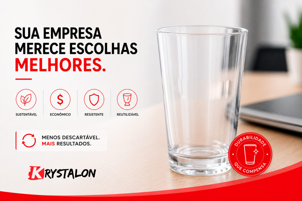 Em muitas empresas, os copos descartáveis ainda fazem parte da rotina. Afinal, eles oferecem praticidade no dia a dia e parecem ser uma solução econômica.